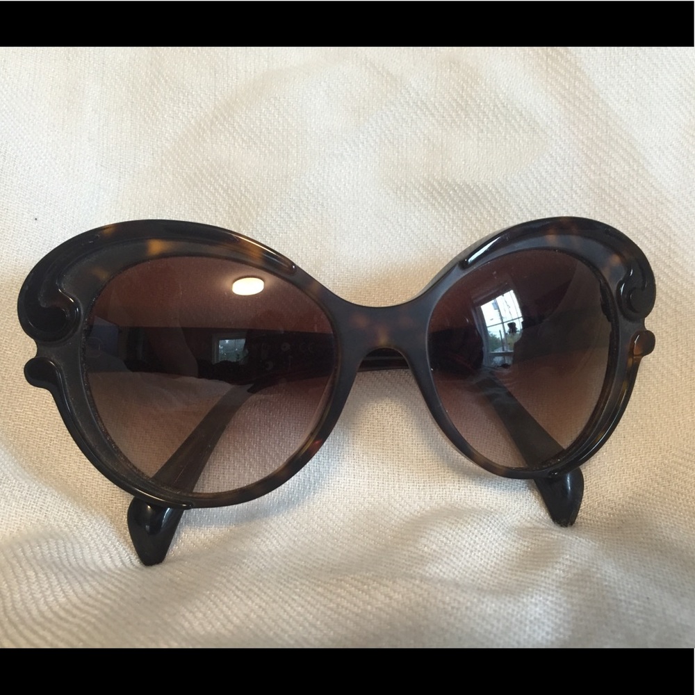 Vintage Prada Tortoise Swirl Sunglasses